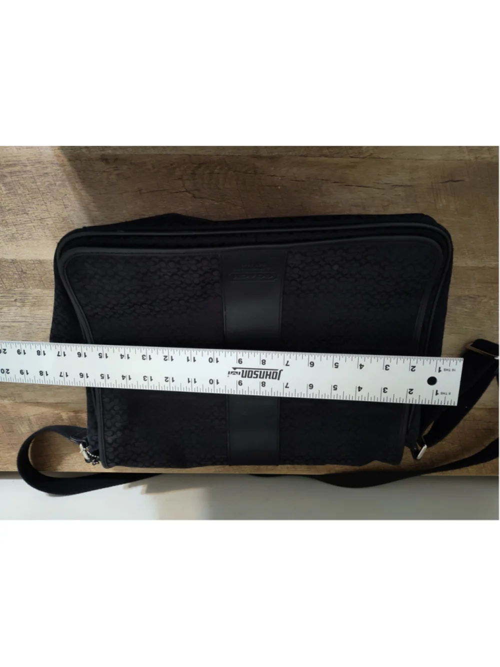 Unisex Coach Messenger Bag One Size Black